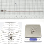 Loewe Anagram Pendant 39 Toggle Closure Sterling Silver — view 8
