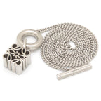 Loewe Anagram Pendant 39 Toggle Closure Sterling Silver — view 5