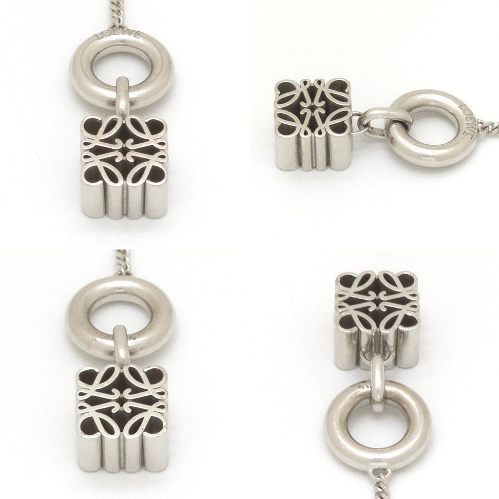 Loewe Anagram Pendant 39 Toggle Closure Sterling Silver — view 6