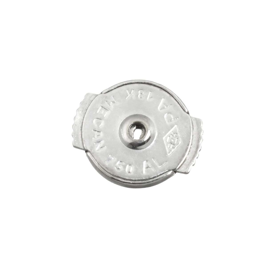 Louis Vuitton Monogram Galle Earrings 18k WG White Gold 750 Pierced — view 6