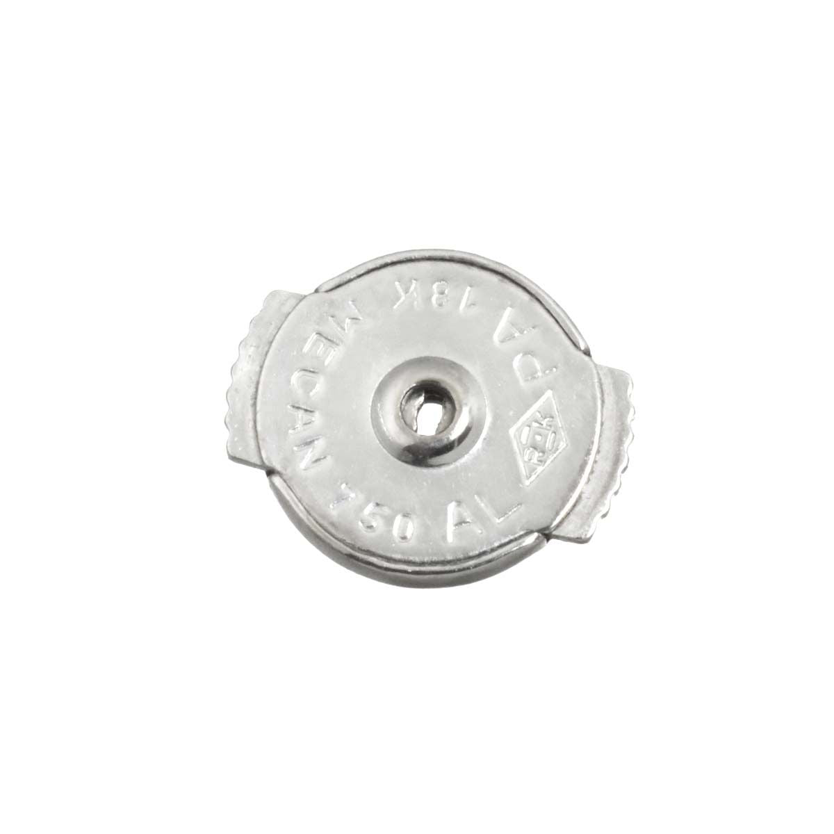 Louis Vuitton Monogram Galle Earrings 18k WG White Gold 750 Pierced — view 6