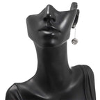 Louis Vuitton Monogram Galle Earrings 18k WG White Gold 750 Pierced — view 7