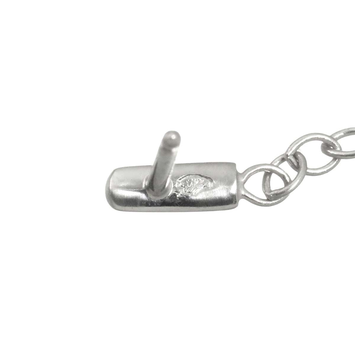 Louis Vuitton Monogram Galle Earrings 18k WG White Gold 750 Pierced — view 4