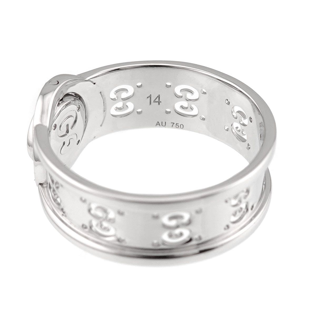 Gucci Icon Towa Ring Diamond 18k WG White Gold 750 — view 5