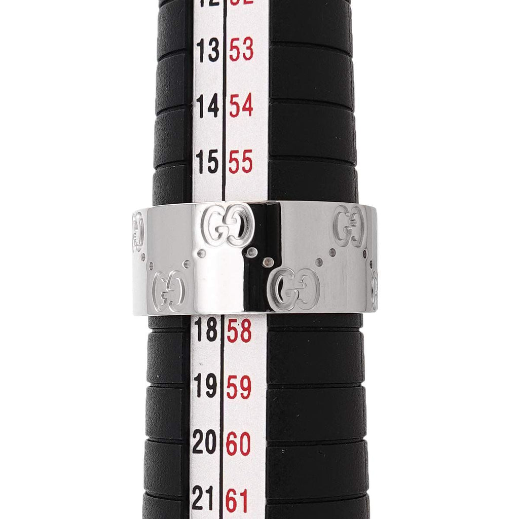 Gucci Icon Wide Ring 18k WG White Gold 750 — view 7