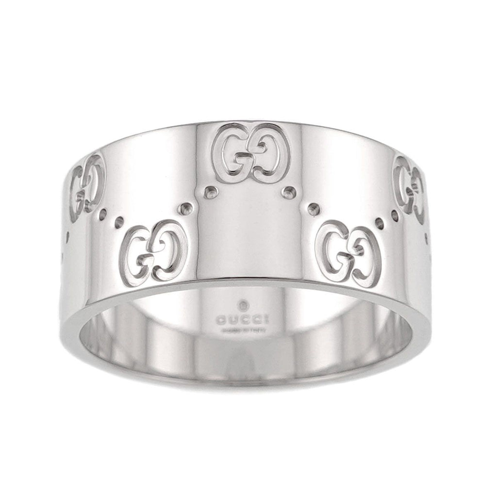Gucci Icon Wide Ring 18k WG White Gold 750 — view 2