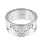 Gucci Icon Wide Ring 18k WG White Gold 750 — view 4
