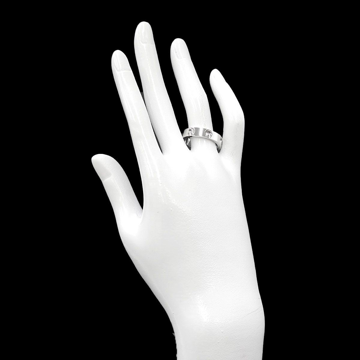 Louis Vuitton Bague Empreinte 58 Ring 18k WG 750 Petit — view 7