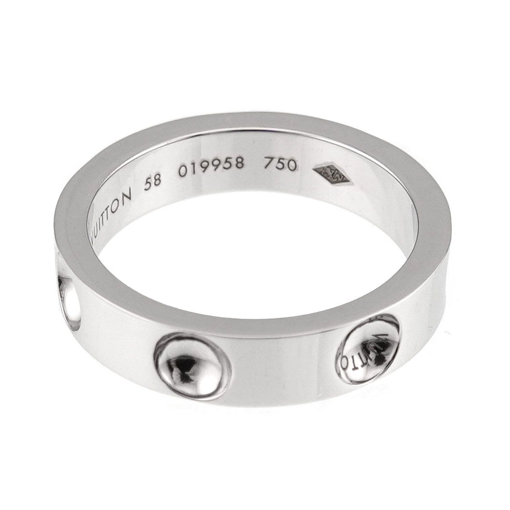 Louis Vuitton Bague Empreinte 58 Ring 18k WG 750 Petit — view 4