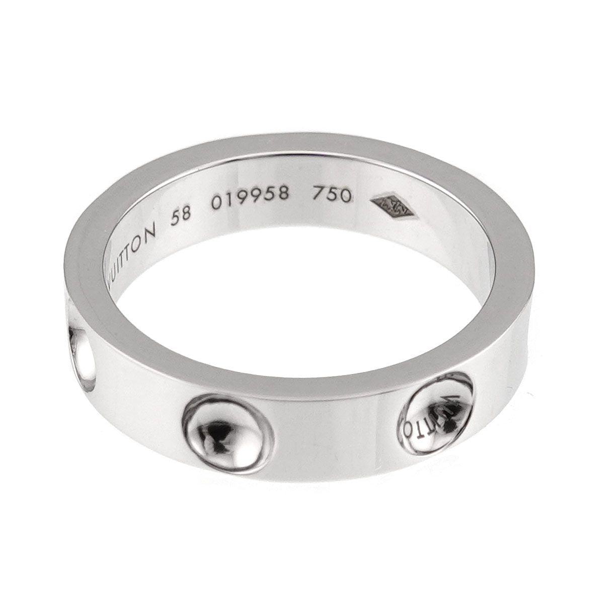 Louis Vuitton Bague Empreinte 58 Ring 18k WG 750 Petit — view 4