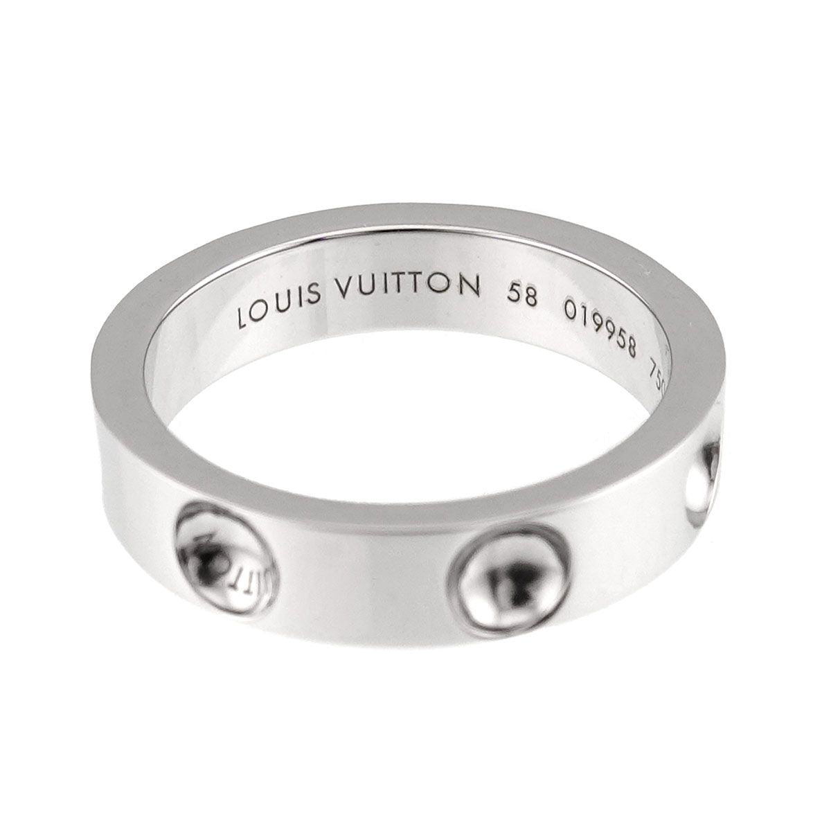 Louis Vuitton Bague Empreinte 58 Ring 18k WG 750 Petit — view 3