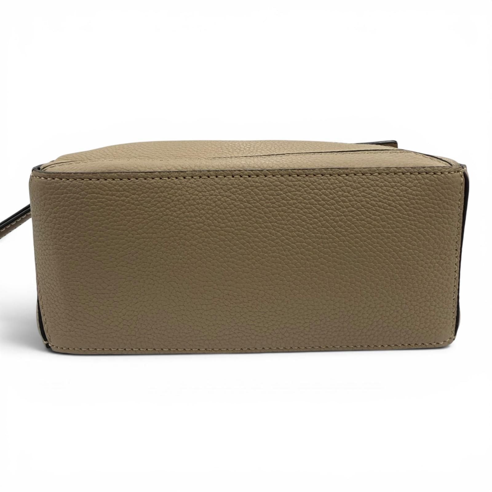 Loewe Puzzle Mini 2-Way Calf Leather Shoulder Bag Beige — view 6