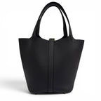 Hermes Picotin Lock PM 18 Cavern Taurillon Clemence Gold Handbag French — view 5