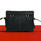 Loewe Vintage Anagram Logo Leather Shoulder Bag Pochette Crossbody Business