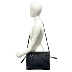 Loewe Vintage Anagram Logo Leather Shoulder Bag Pochette Crossbody Business — view 2
