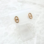 Hermes Chaine D'ancre Farandole TPM Pink Gold Earrings — view 2