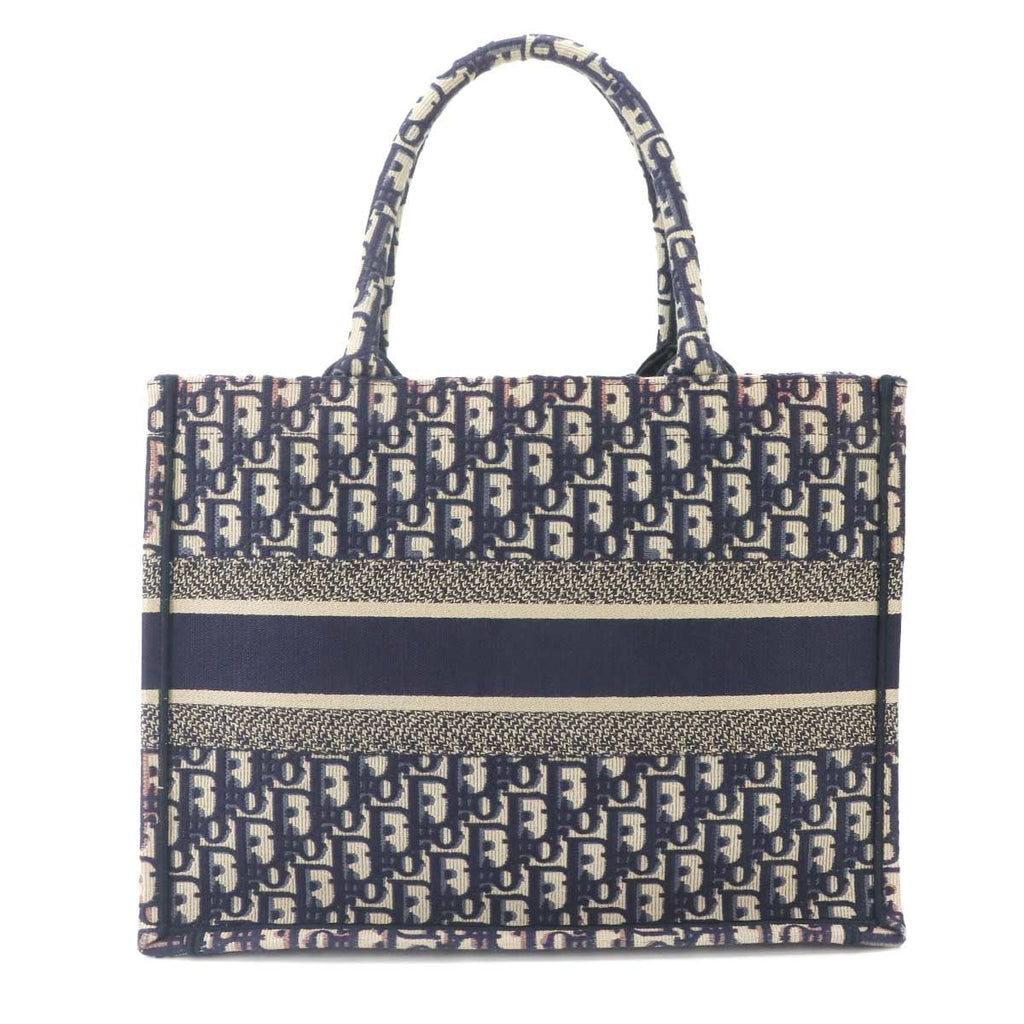 Dior Oblique Book Tote Canvas Navy — view 2