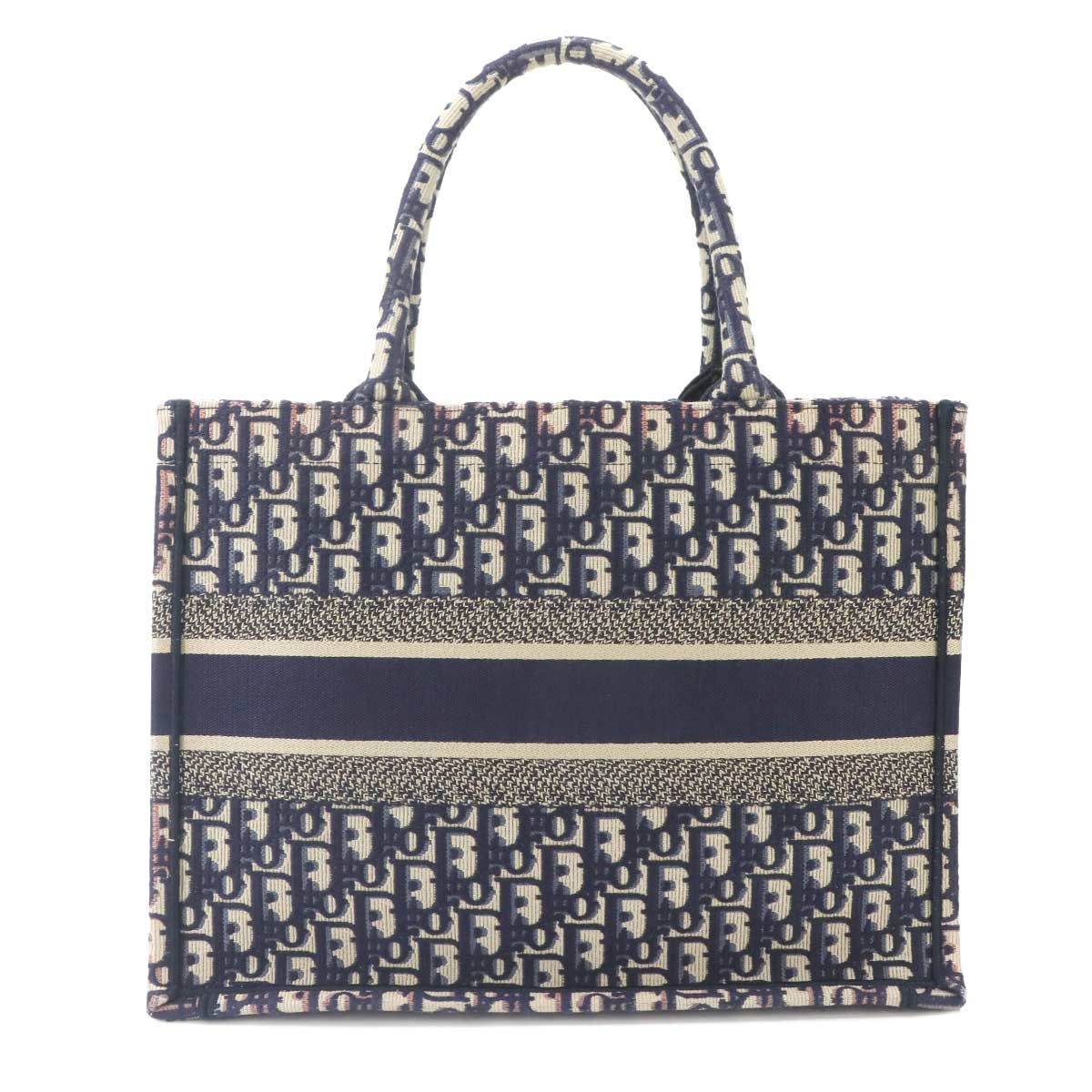 Dior Oblique Book Tote Canvas Navy — view 2