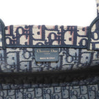 Dior Oblique Book Tote Canvas Navy — view 7