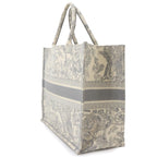 Dior Book Tote Canvas Ecruwhite Gray — view 3