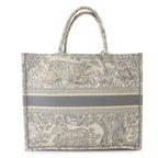 Dior Book Tote Canvas Ecruwhite Gray — view 2