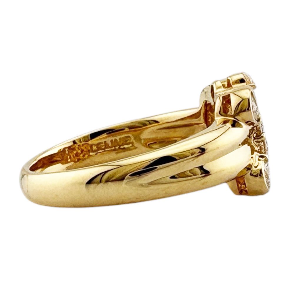 Celine Ring 18k Gold Diamond — view 6