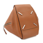 Loewe Hammock 2-Way Bag Leather Brown Silver Medium — view 4