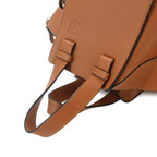 Loewe Hammock 2-Way Bag Leather Brown Silver Medium — view 5
