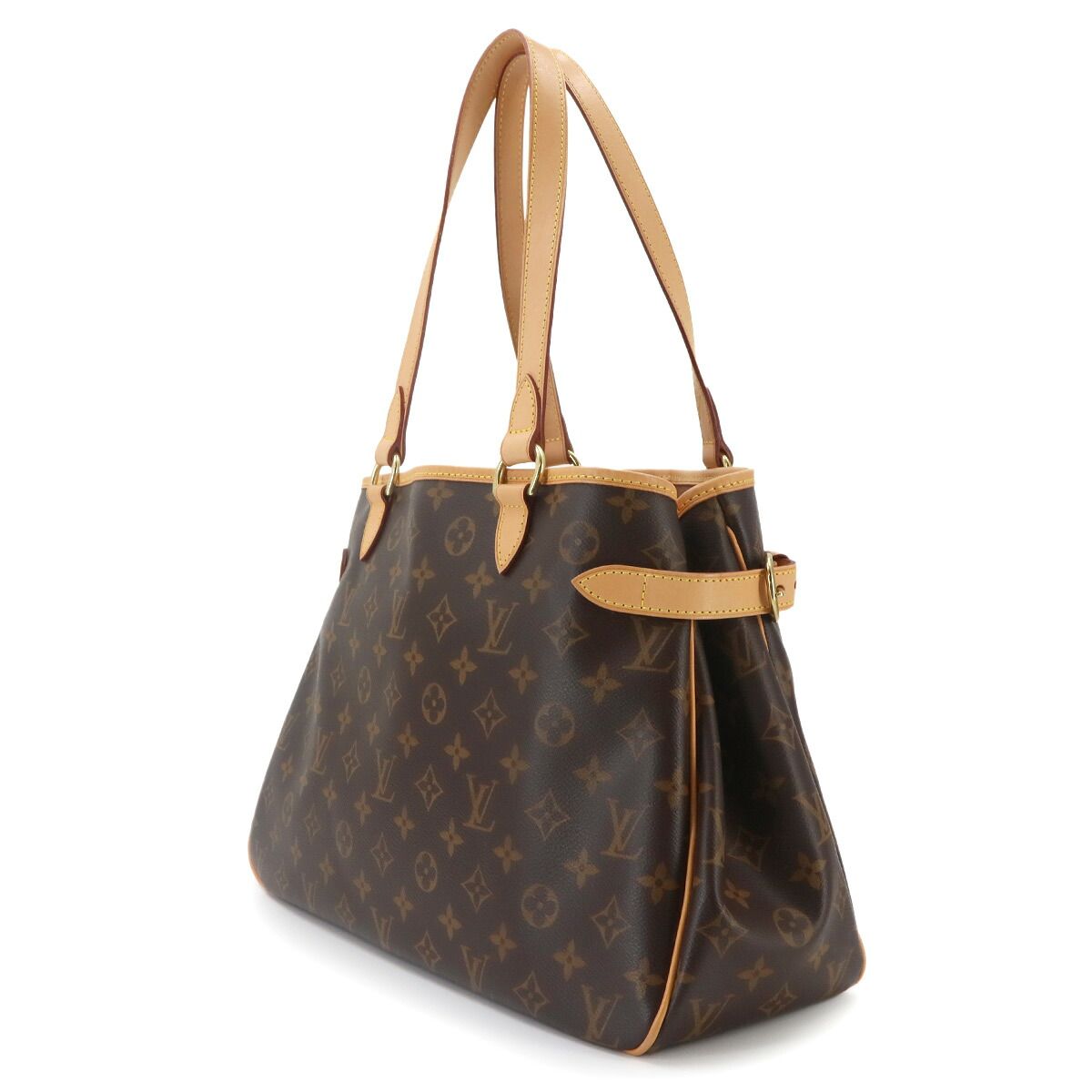 Louis Vuitton Monogram Batignolles Tote Brown Gold — view 4
