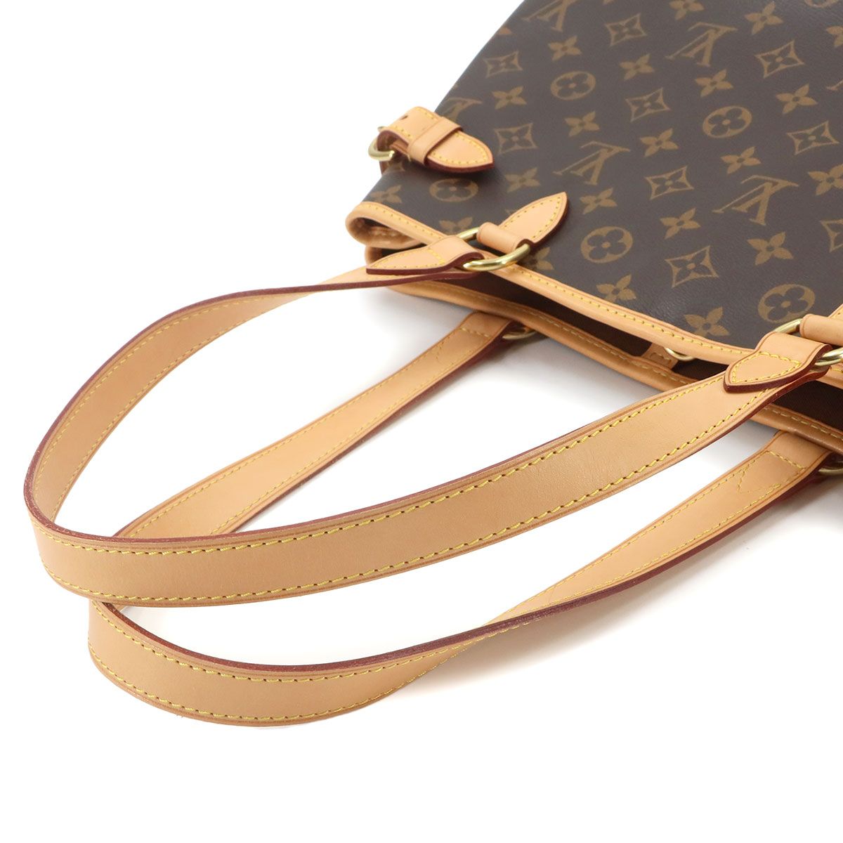 Louis Vuitton Monogram Batignolles Tote Brown Gold — view 6
