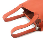 Hermes Picotin Lock 22 Hand Bag Taurillon Clemence Silver — view 5