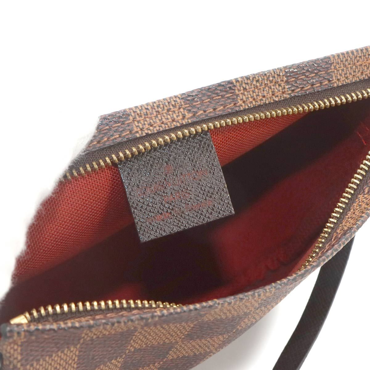 Louis Vuitton Damier Trousse Pouch Hand Ebene — view 7