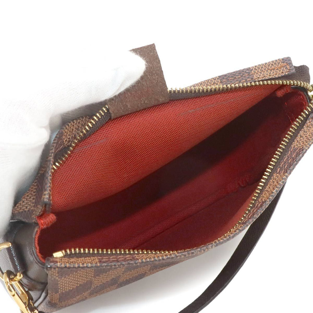 Louis Vuitton Damier Trousse Pouch Hand Ebene — view 8
