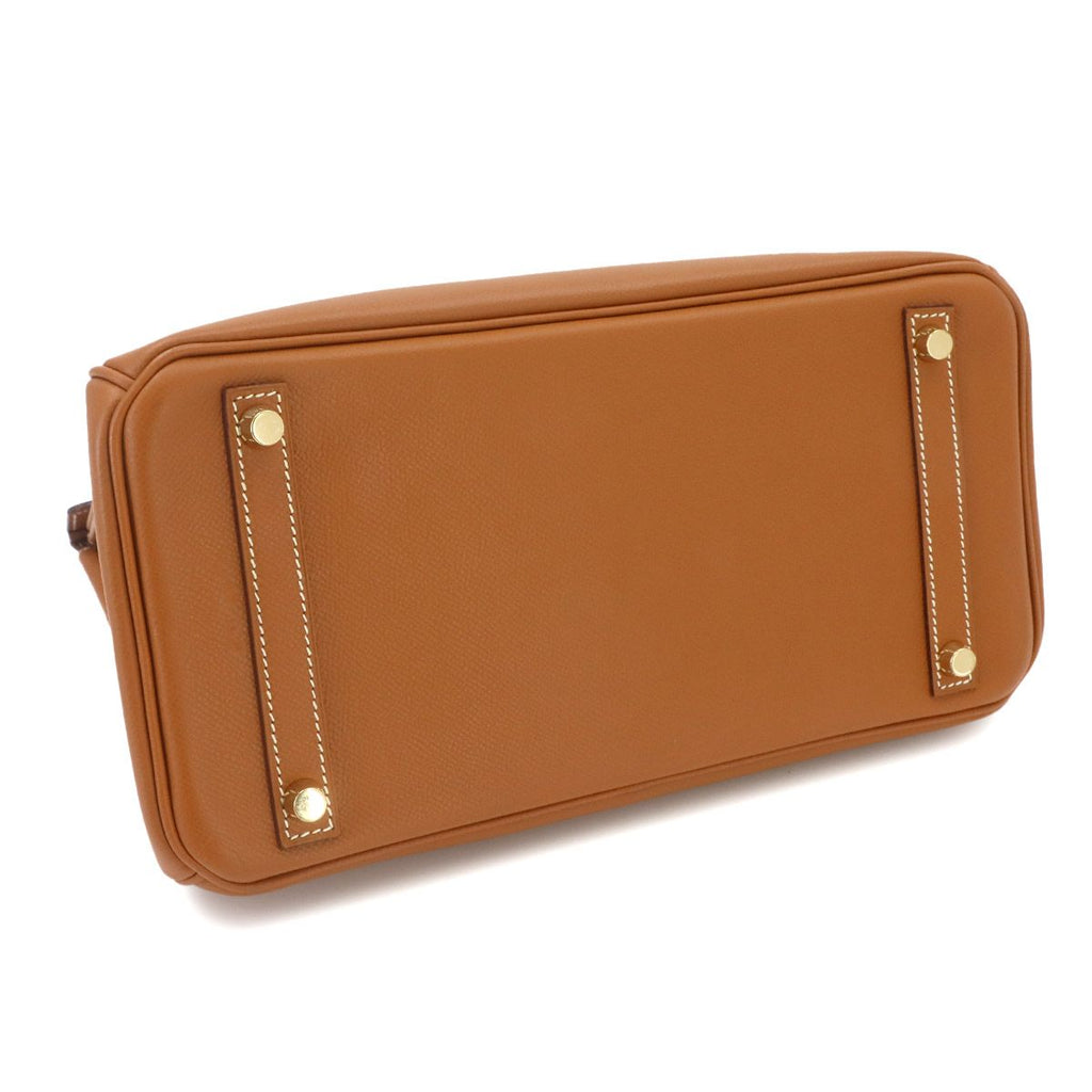 Hermes Birkin 30 Hand Bag Epsom Gold — view 5