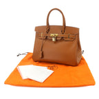 Hermes Birkin 30 Hand Bag Epsom Gold — view 2