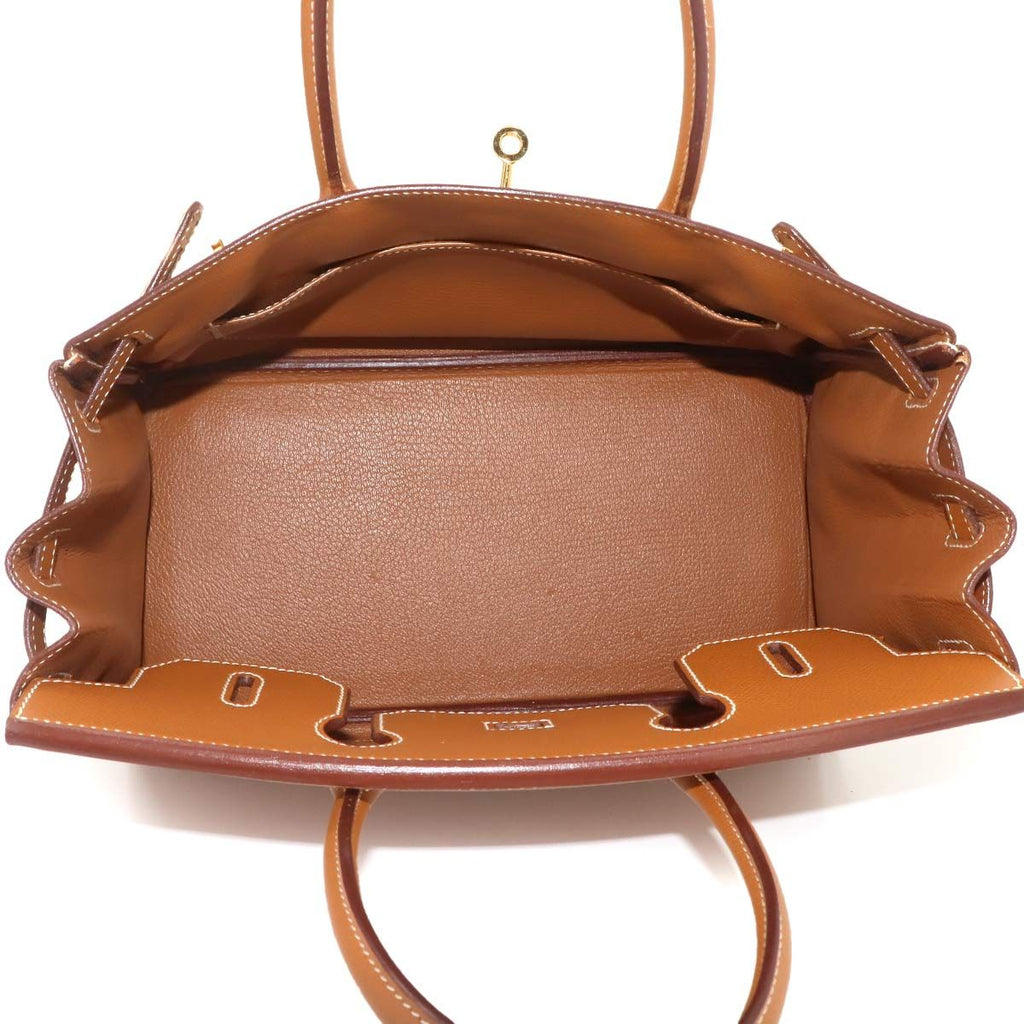 Hermes Birkin 30 Hand Bag Epsom Gold — view 7