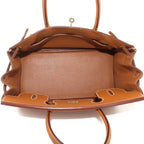 Hermes Birkin 30 Hand Bag Epsom Gold — view 7