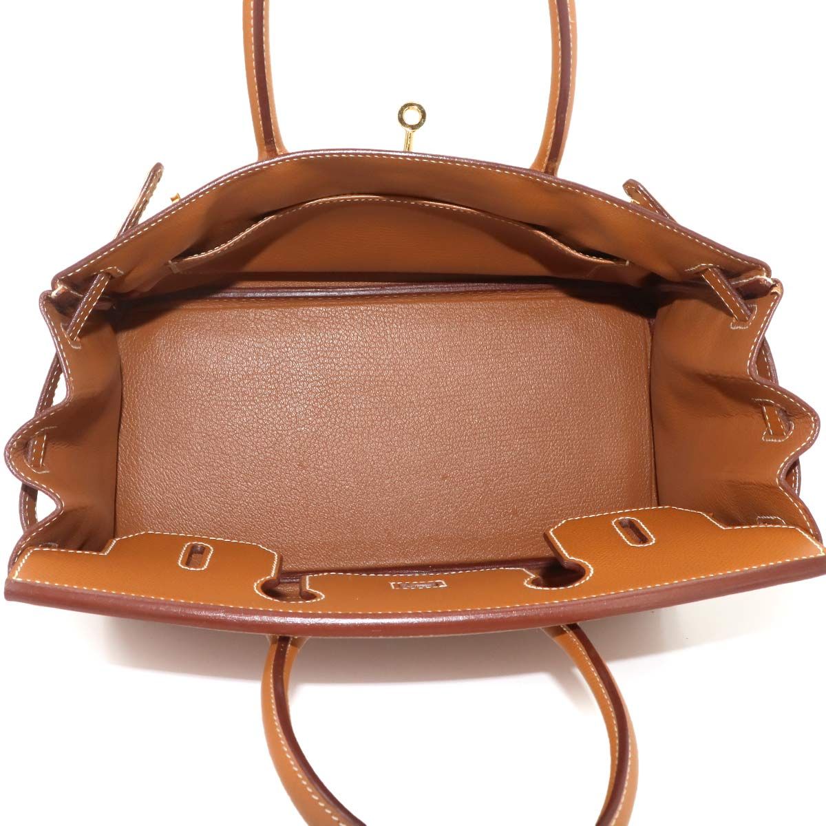 Hermes Birkin 30 Hand Bag Epsom Gold — view 7