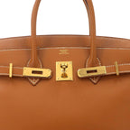 Hermes Birkin 30 Hand Bag Epsom Gold — view 8