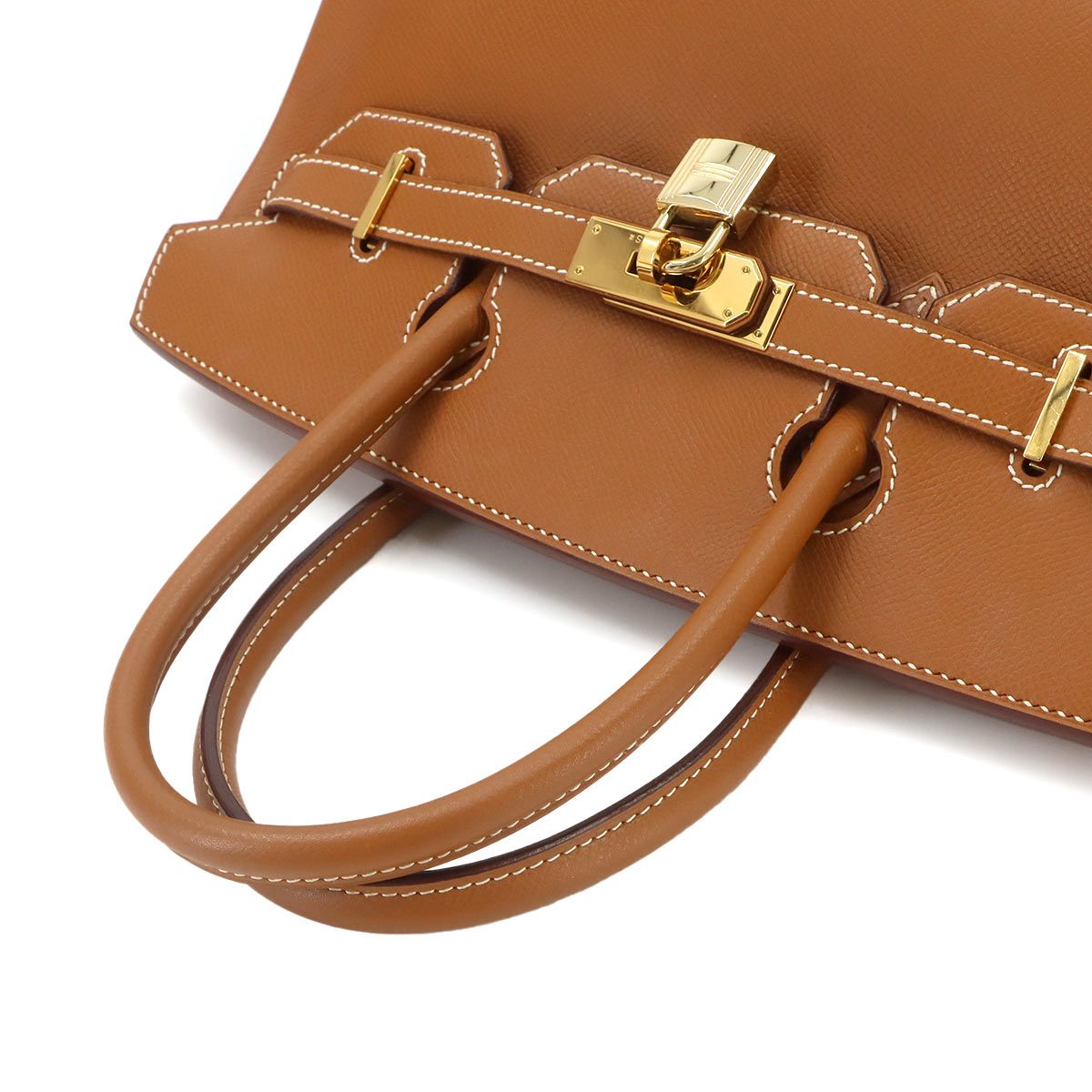 Hermes Birkin 30 Hand Bag Epsom Gold — view 6