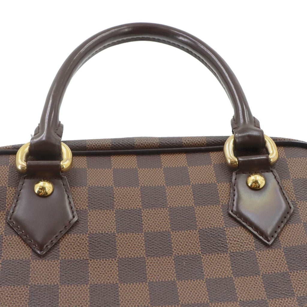 Louis Vuitton Damier Hand Bag Ebene Gold Duomo — view 8