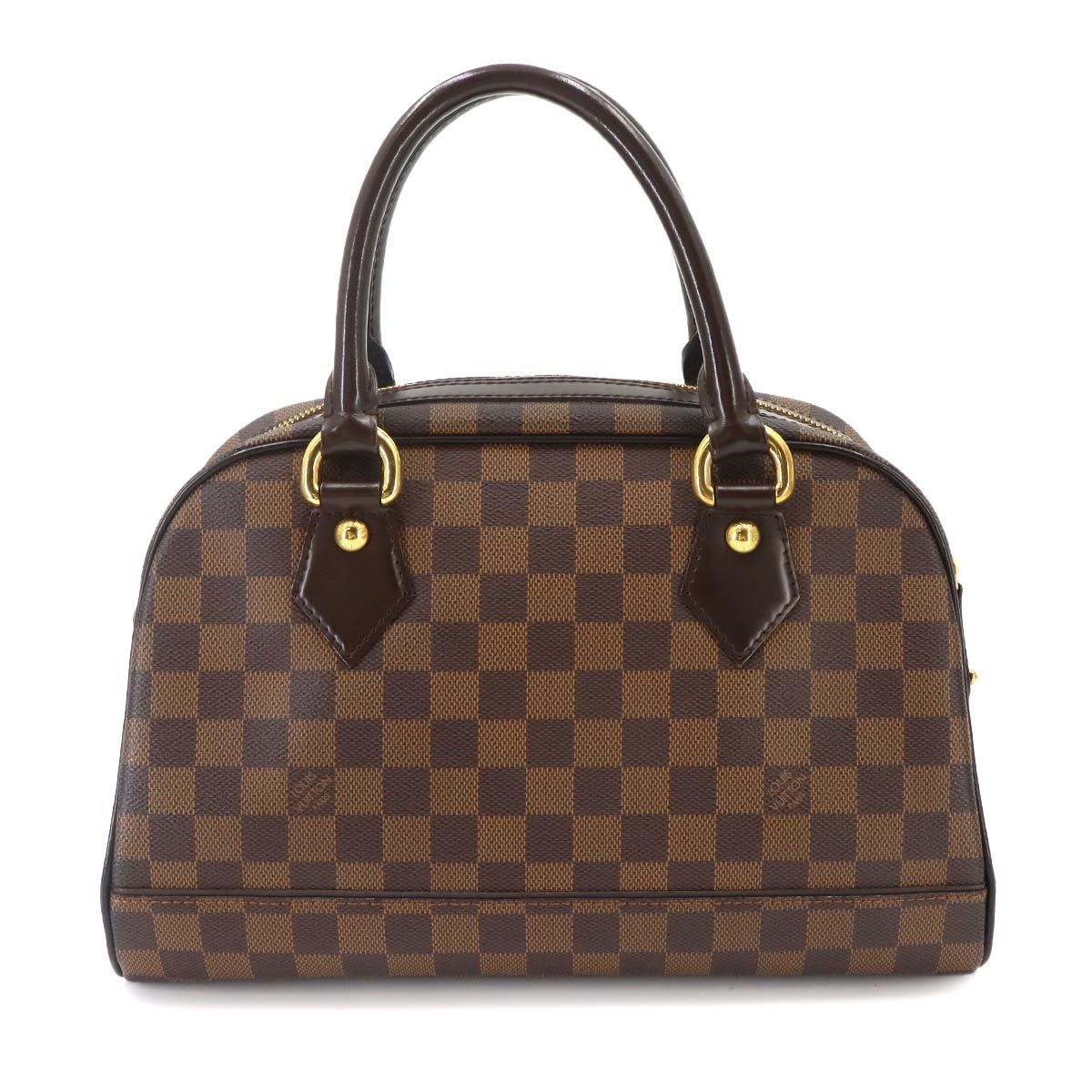 Louis Vuitton Damier Hand Bag Ebene Gold Duomo — view 2