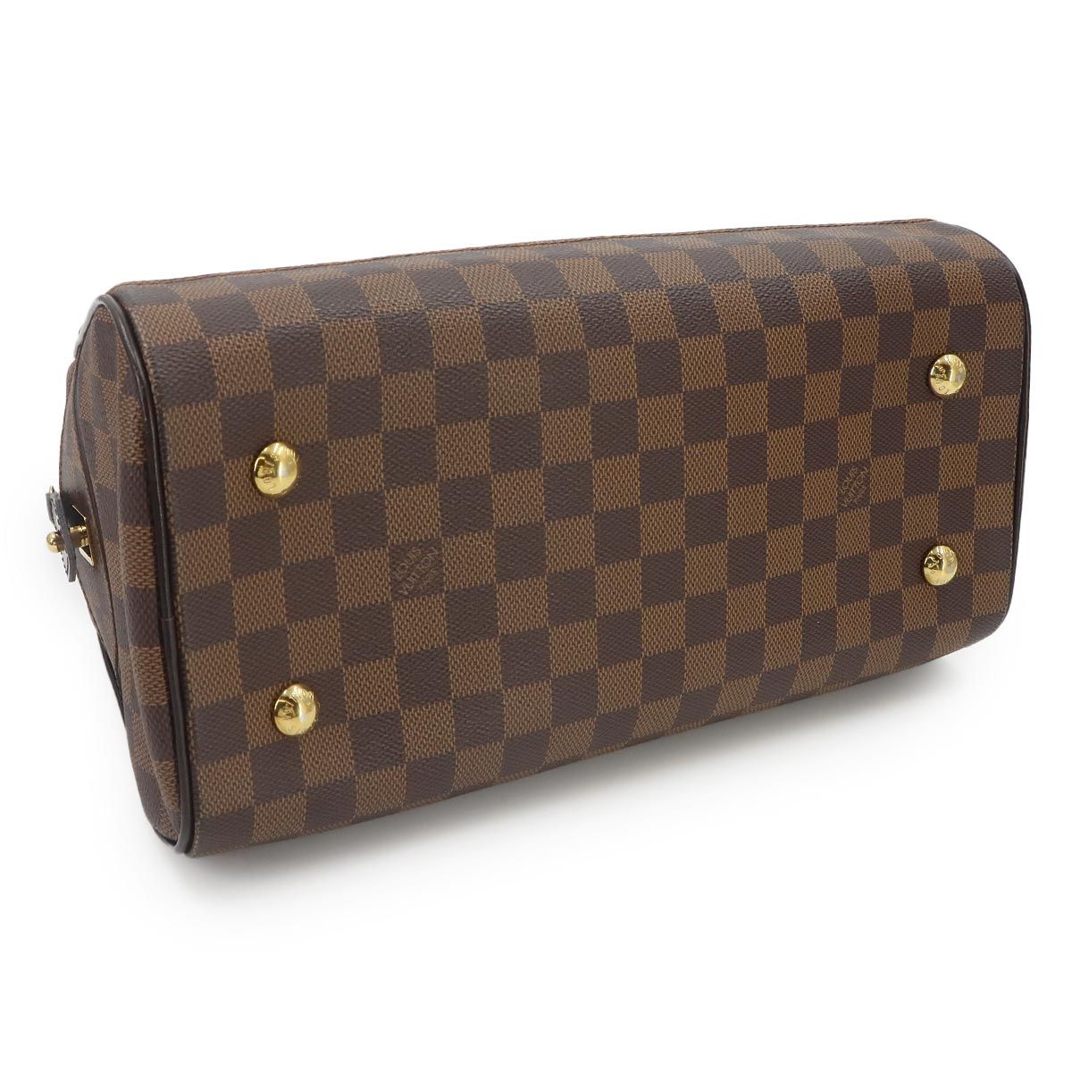 Louis Vuitton Damier Hand Bag Ebene Gold Duomo — view 4