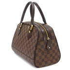 Louis Vuitton Damier Hand Bag Ebene Gold Duomo — view 3