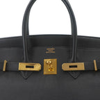 Hermes Birkin 35 Togo Black Hand Bag Gold — view 6