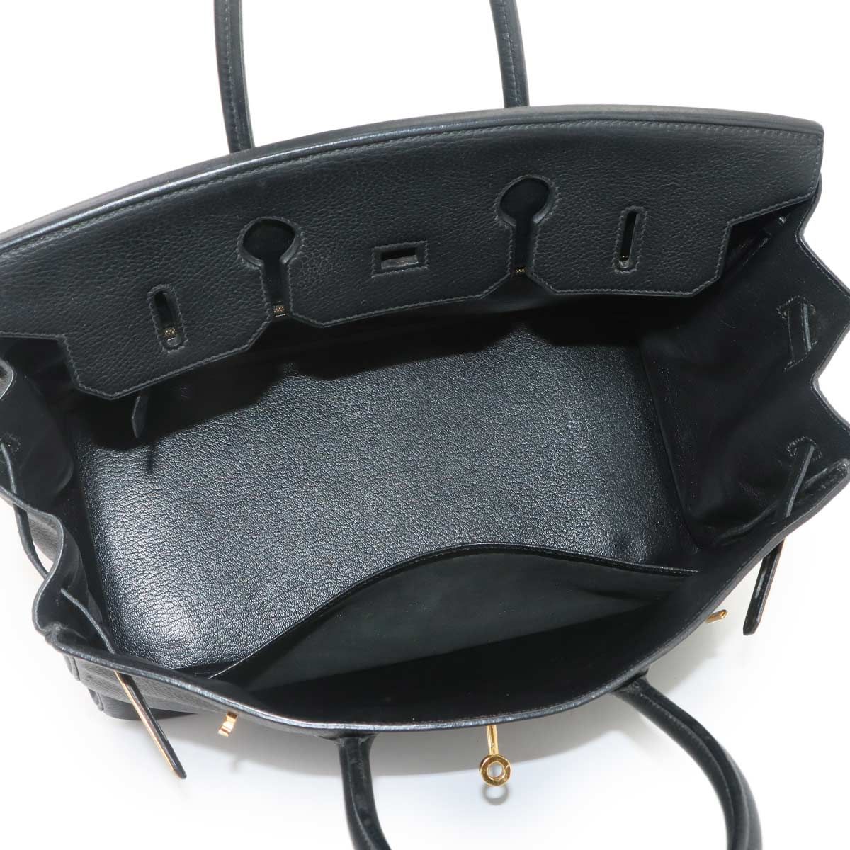 Hermes Birkin 35 Togo Black Hand Bag Gold — view 7