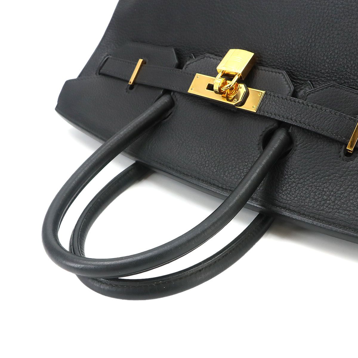 Hermes Birkin 35 Togo Black Hand Bag Gold — view 5