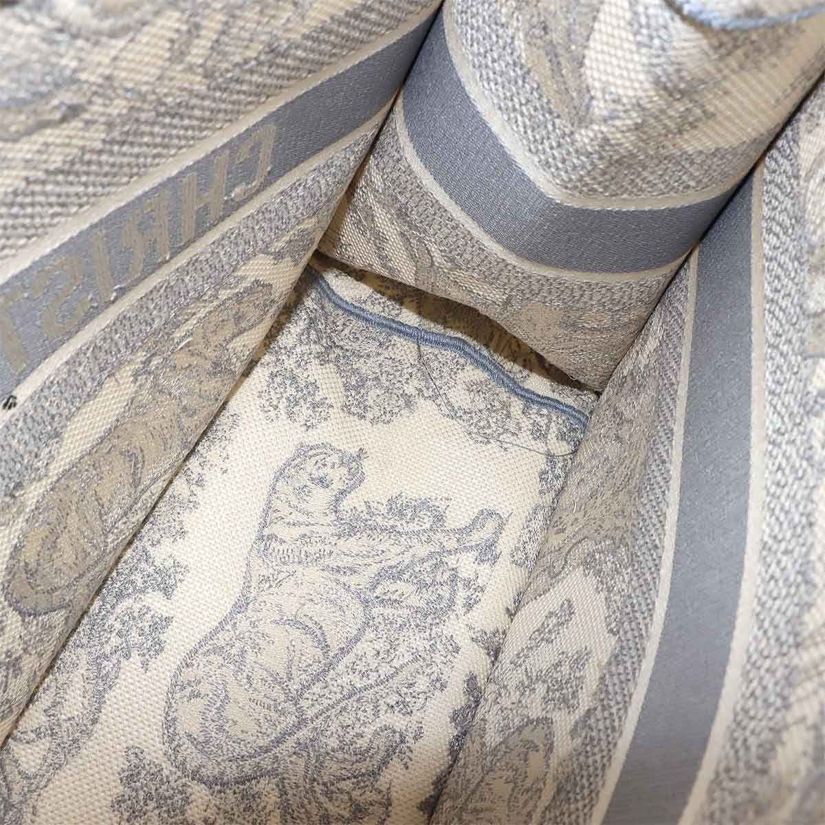 Dior Book Tote Canvas Gray — view 8