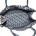 Dior Oblique Book Tote Canvas Navy — view 7