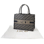 Dior Oblique Book Tote Canvas Navy — view 2